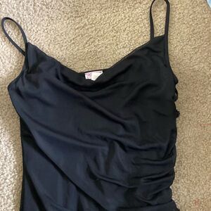 Womens Black Lipstick Jumpsuit